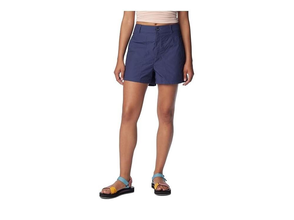 Columbia Holly Hideaway AL5959 Women's Chino Shorts Size 10 NAVY BLUE NEW